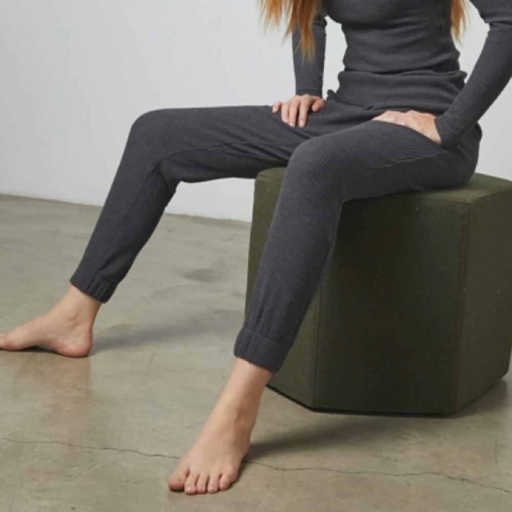 LUNYA Restore Thermal Draped Jogger In Mercurial Grey Heather